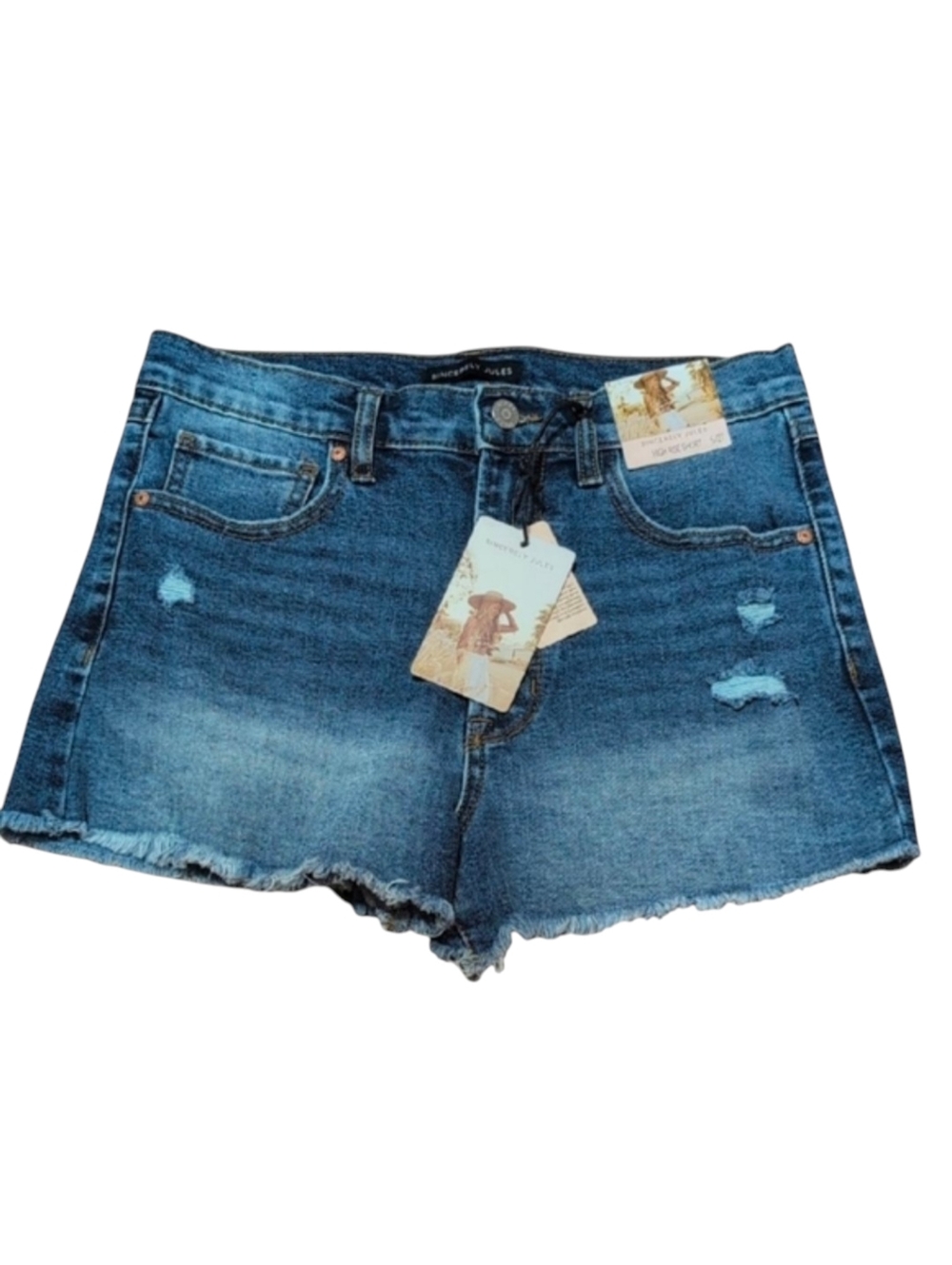 Sincerely Jules Distressed High Rise Jean Shorts 5/27